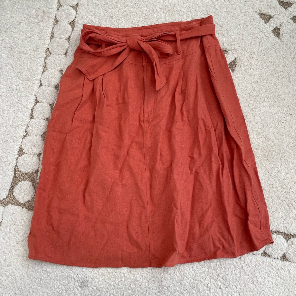 Knee length skirt